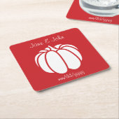 Pumpkin Patch in Cherry Paper Untersetzer (angewinkelt)