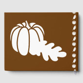 Pumpkin Patch in Chocolate Gästebuch (Rückseite)