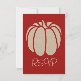Pumpkin-Patch in der Cherry RSVP-Karte RSVP Karte