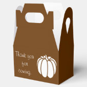 Pumpkin-Patch in der Schokolade-Gefälligkeitsbox Geschenkschachtel (Geöffnet)