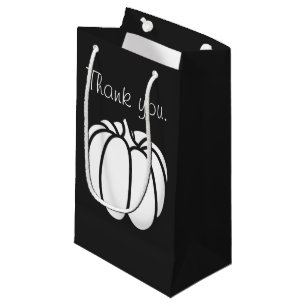 Pumpkin Patch in der schwarzen Geschenktasche Kleine Geschenktüte