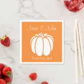 Pumpkin-Patch in Orange Napkins Serviette (Beispiel)