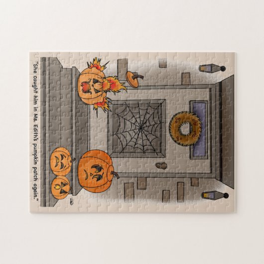 Pumpkin Patch Jigsaw Puzzle (Horizontal)
