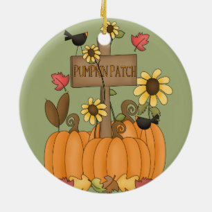 Pumpkin Patch Keramikornament