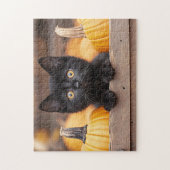 Pumpkin Patch Kitten Puzzle (Vertikal)