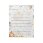 Pumpkin Patch Letter Notepad – Autumn Stationery  Notizblock (Rotiert)