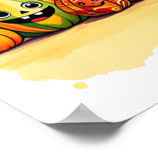 Pumpkin Patch Lmiles Poster (Ecke)