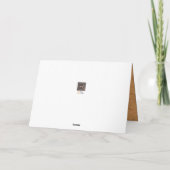 Pumpkin Patch Masked Erntedank Karte (Rückseite)