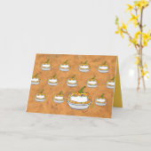 Pumpkin Patch Masked Erntedank Karte (Gelbe Blume)