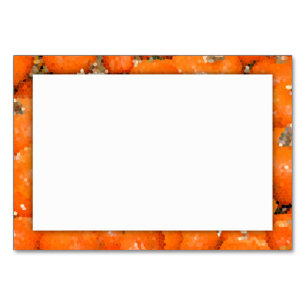 Pumpkin Patch Mosaic Tischnummer