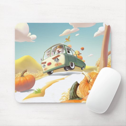Pumpkin Patch Mousepad (Mit Mouse)