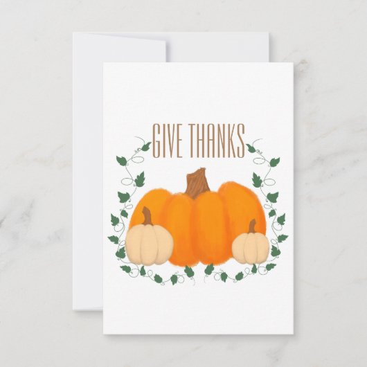 Pumpkin Patch Niedlich Fall Art Card (Vorderseite)