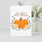 Pumpkin Patch Niedlich Fall Art Card (Stehend Vorderseite)