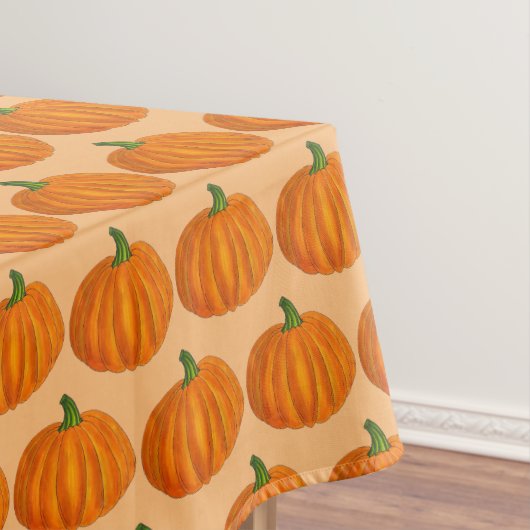 Pumpkin Patch Orange Herbsternte Oktober Gourd Tischdecke (Beispiel)