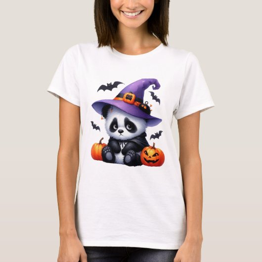 Pumpkin Patch Panda T-Shirt (Vorderseite)