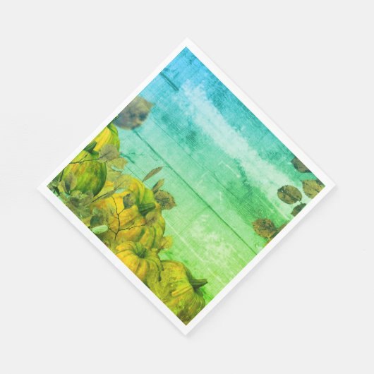 Pumpkin Patch Paper Napkin Serviette (Ecke)