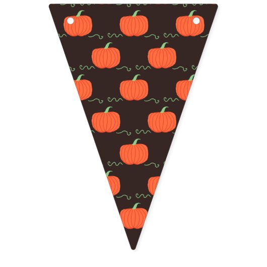 Pumpkin Patch Party Banner (braun & orange) (Dritte Fahne)