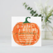 Pumpkin Patch Party Einladung (Stehend Vorderseite)