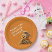 Pumpkin Patch Party Kinderfreundlich Halloween Fal Pappteller (Party)