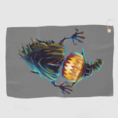 Pumpkin Patch Perfektion: Halloween Golf Handtüche Golfhandtuch (Horizontal)