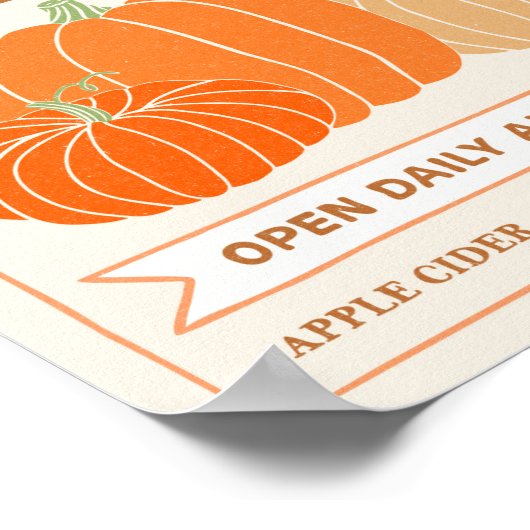 Pumpkin Patch Poster (Ecke)