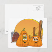 Pumpkin Patch Postkarte (Vorne/Hinten)