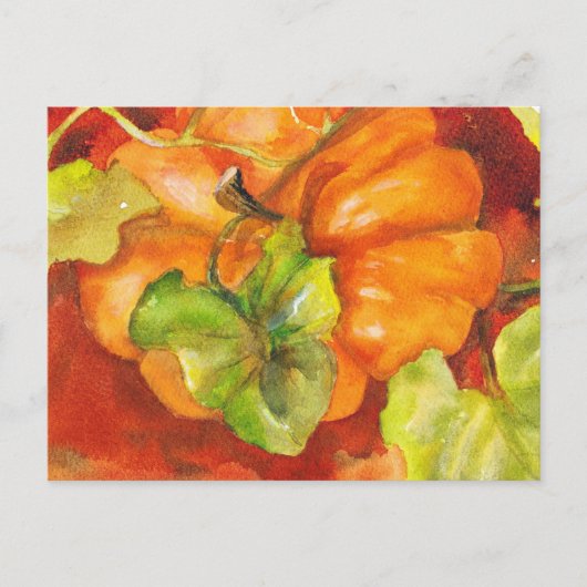 Pumpkin Patch Postkarte (Vorderseite)