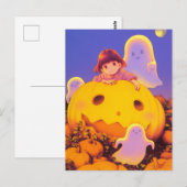 Pumpkin Patch Postkarte (Vorne/Hinten)