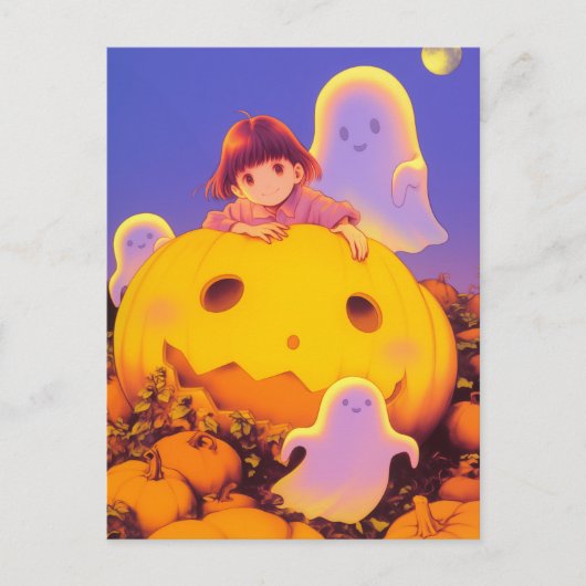 Pumpkin Patch Postkarte (Vorderseite)