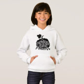 Pumpkin Patch Princess Typografie Hoodie (Vorne ganz)
