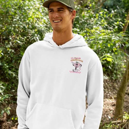 Pumpkin Patch Pumpkin Picking - Pink Pumpkin Hoodie