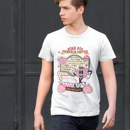 Pumpkin Patch Pumpkin Picking - Pink Pumpkin T-Shirt