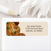 Pumpkin Patch Rücksendeadressen-Aufkleber (Insitu)