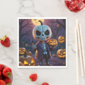 Pumpkin Patch Skeleton Companion Serviette (Beispiel)