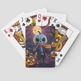 Pumpkin Patch Skeleton Companion Spielkarten