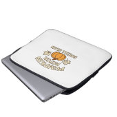 Pumpkin Patch Social Club - Gemütliche Herbstästhe Laptopschutzhülle (Vorne Knopf)