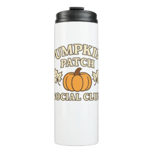 Pumpkin Patch Social Club - Gemütliche Herbstästhe Thermosbecher