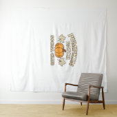 Pumpkin Patch Social Club - Gemütliche Herbstästhe Wandteppich (Beispiel (Horizontal))