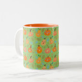 Pumpkin-Patch-Tasse Zweifarbige Tasse (Vorderseite Links)