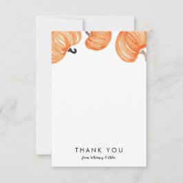 Pumpkin Patch Thank You Card Dankeskarte