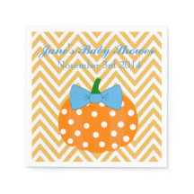 Pumpkin Patch Themed Boy Babydusche Napkins