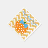 Pumpkin Patch Themed Boy Babydusche Napkins Serviette (Ecke)