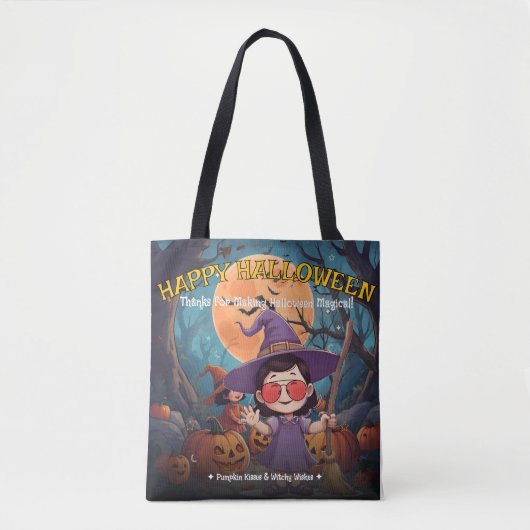 Pumpkin Patch Trick oder Treat Halloween Tasche (Vorderseite)