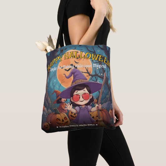 Pumpkin Patch Trick oder Treat Halloween Tasche (Von Nahem)