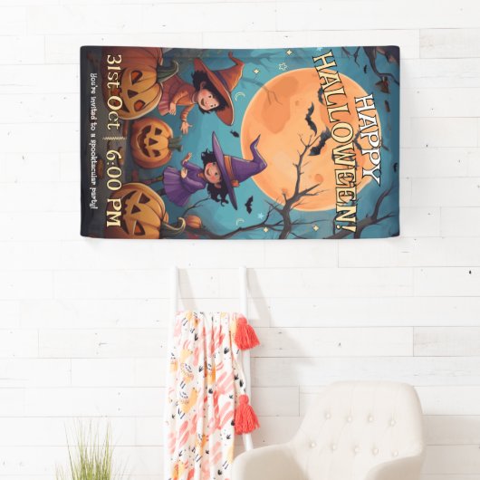 Pumpkin Patch Trick oder Treat Party Banner (Insitu)