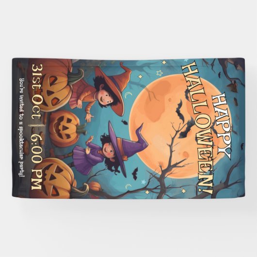 Pumpkin Patch Trick oder Treat Party Banner (Horizontal)