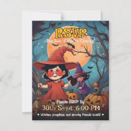 Pumpkin Patch UAWG — Kids Halloween RSVP Karte