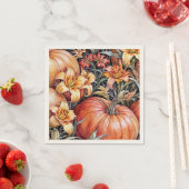 Pumpkin Patch und Taglilien Floormat Serviette (Beispiel)