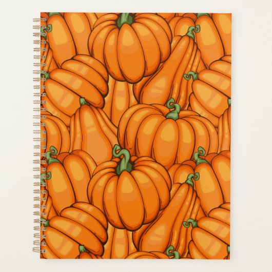 Pumpkin Patch Vibes nur Herbst Herbst Erntedank Planer (Vorderseite)