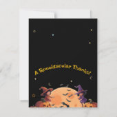 Pumpkin Patch Vielen Dank — Halloween Dankeskarte (Rückseite)